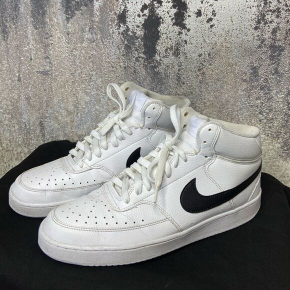 Nike Court Vizion White Sneakers Size 12 - Picture 5 of 11